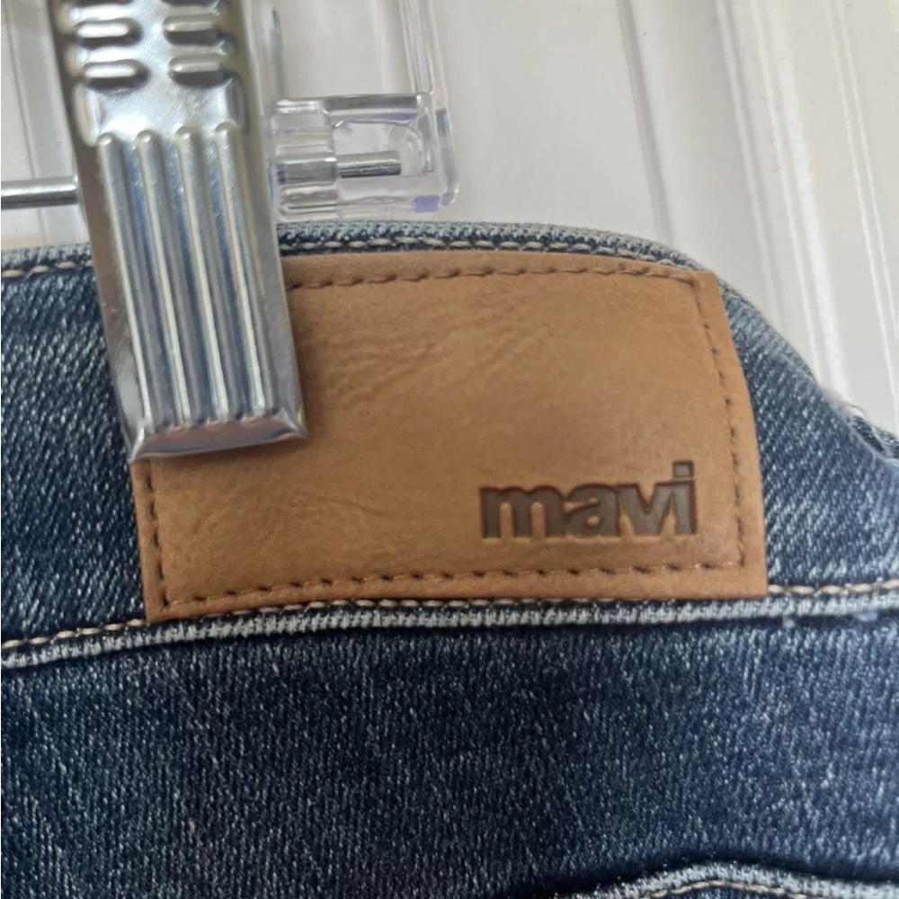 NWT Mavi Mita Mid Rise Boyfriend Jeans 40 x 29 Blue Stretch Women's New - Picture 8 of 8